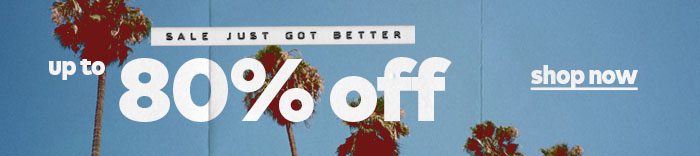 Up To 80% Off Everything - Shop Now