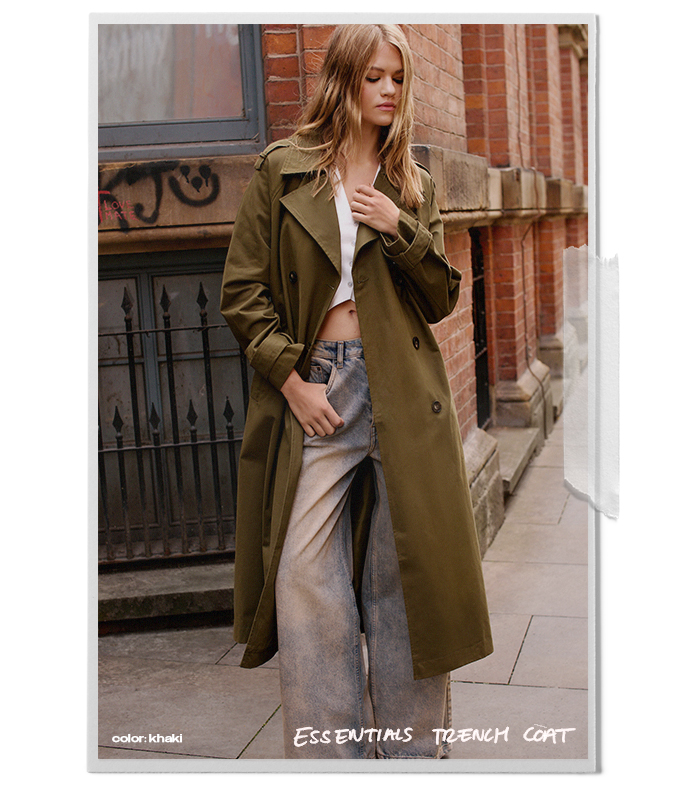 ESSENTIALS TRENCH COAT