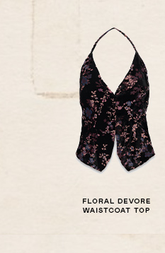 LORAL DEVORE WAISTCOAT TOP