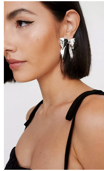 Oversized Bow Earrings