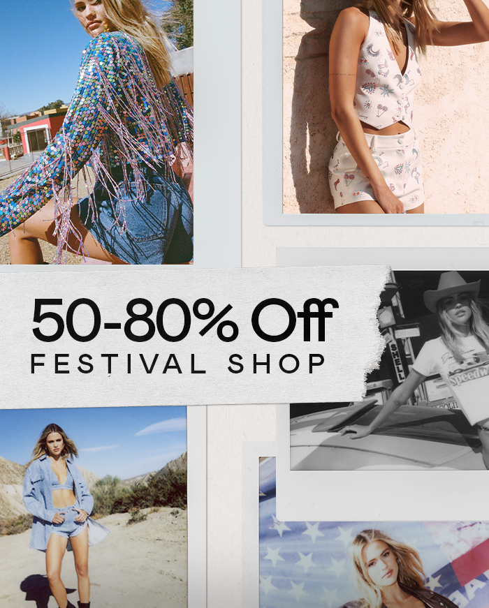 FESTIVAL SHOP WITH 50-80% OFF*