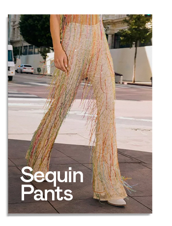 SEQUIN PANTS