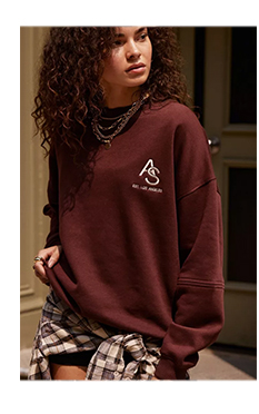 Active Society Graphic Boyfriend Sweatshirt