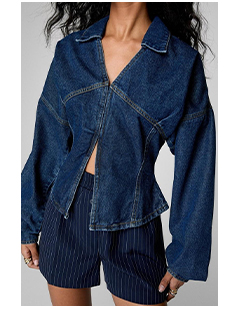 Denim Corset Shirt