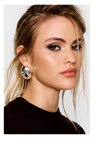 Embellished Textured Earrings