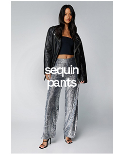 SEQUIN PANTS