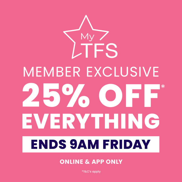 MEMBER 25% OFF EVERYTHING