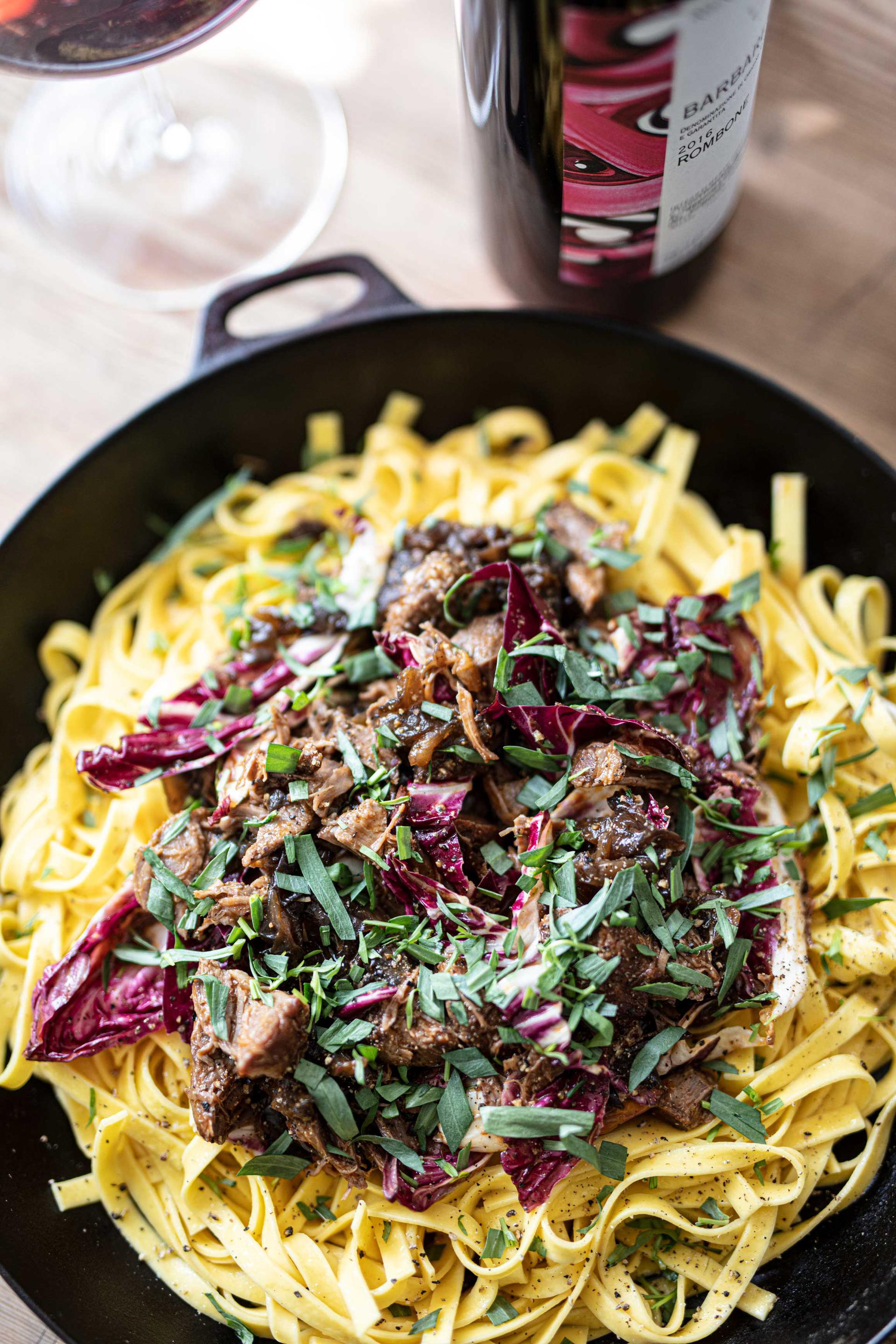 Opskrift Tagliatelle ak Ragú di Ibérico