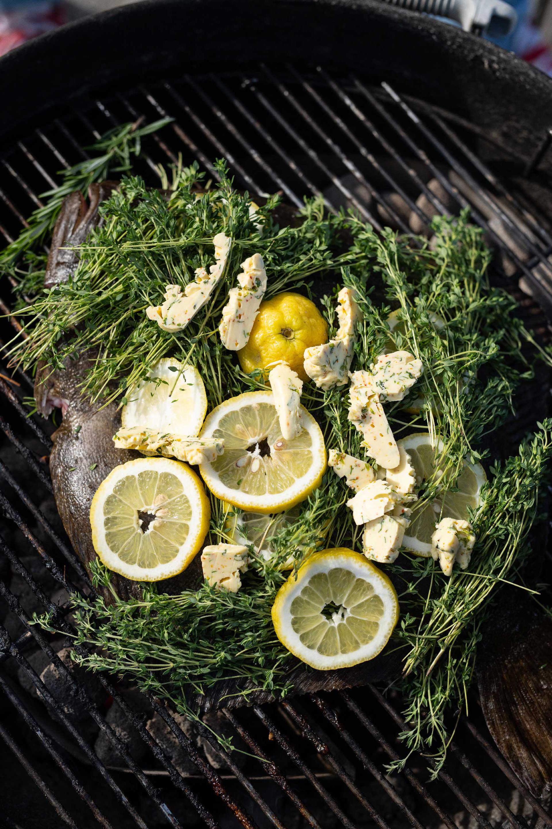 Opskrift grillet pighvar