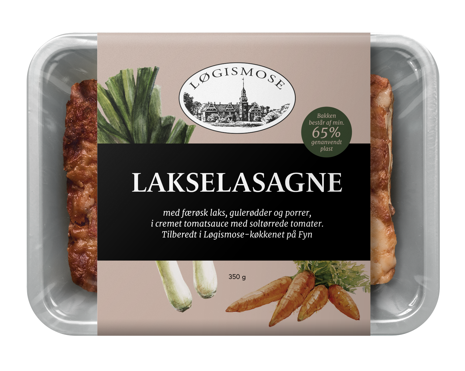 Lakselasagne