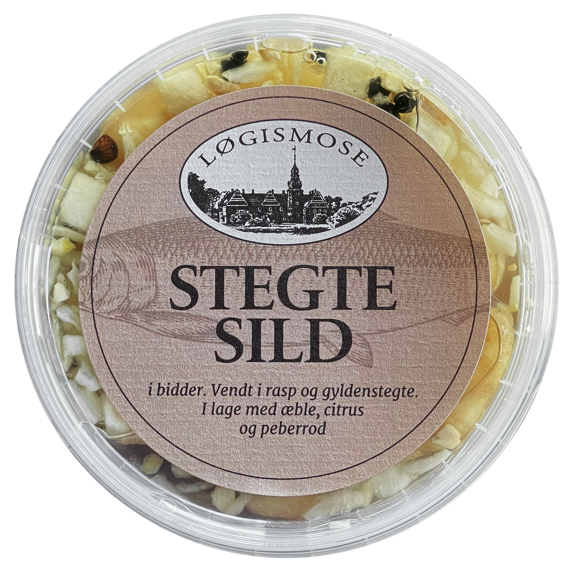Løgismose stegte sild i eddike