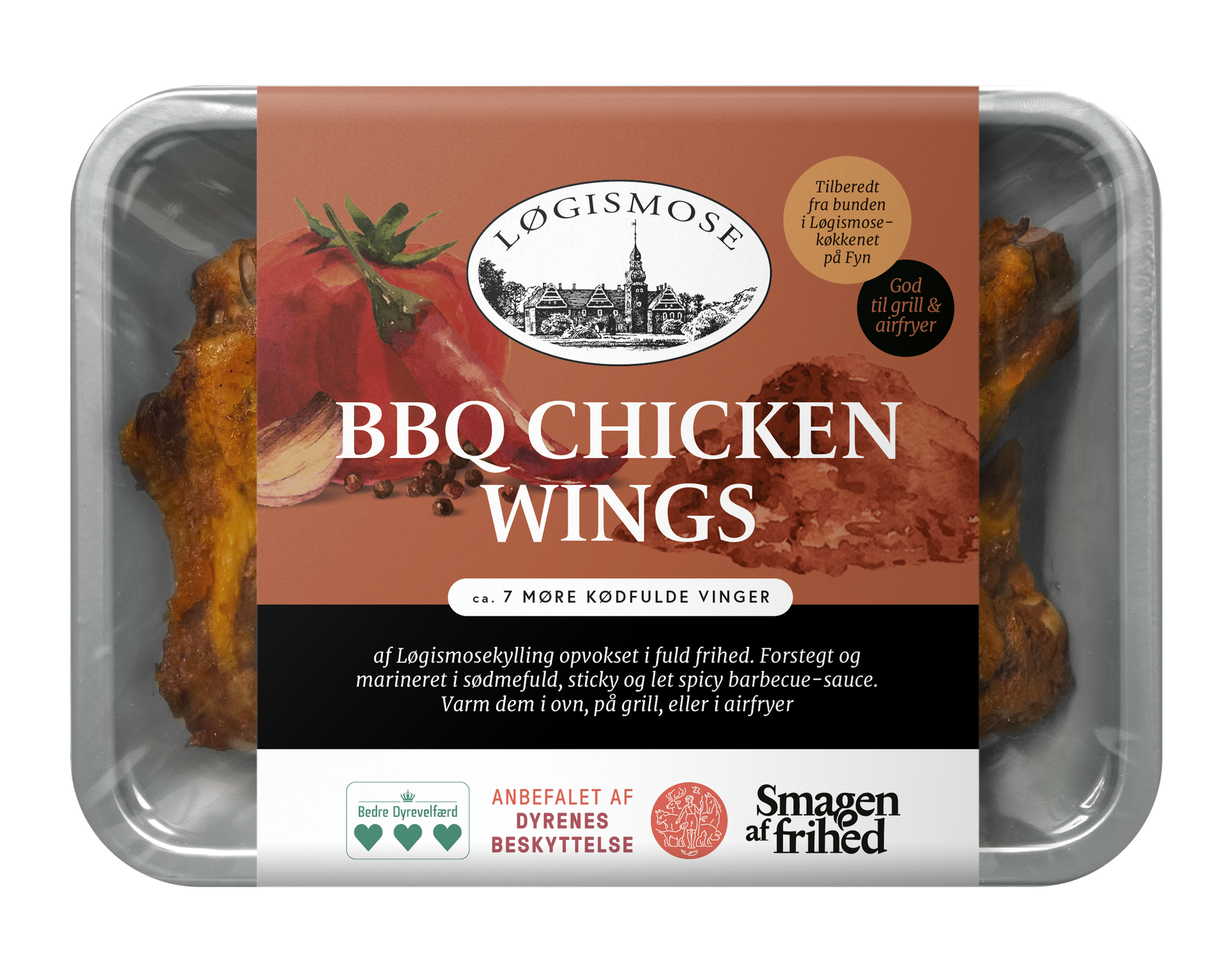 Løgismose bbq-chicken wings