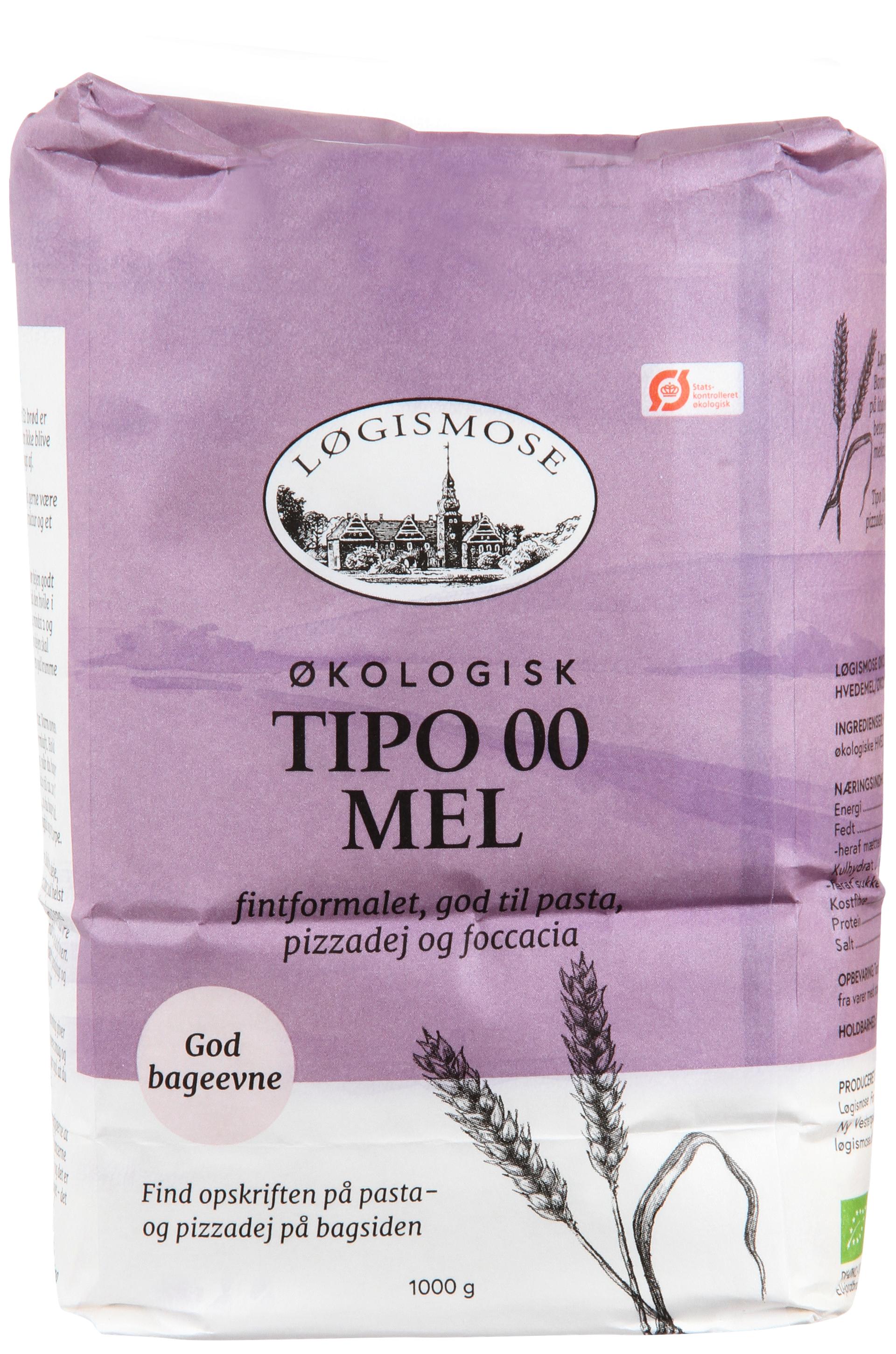 Løgismose økologisk tipo 00 mel
