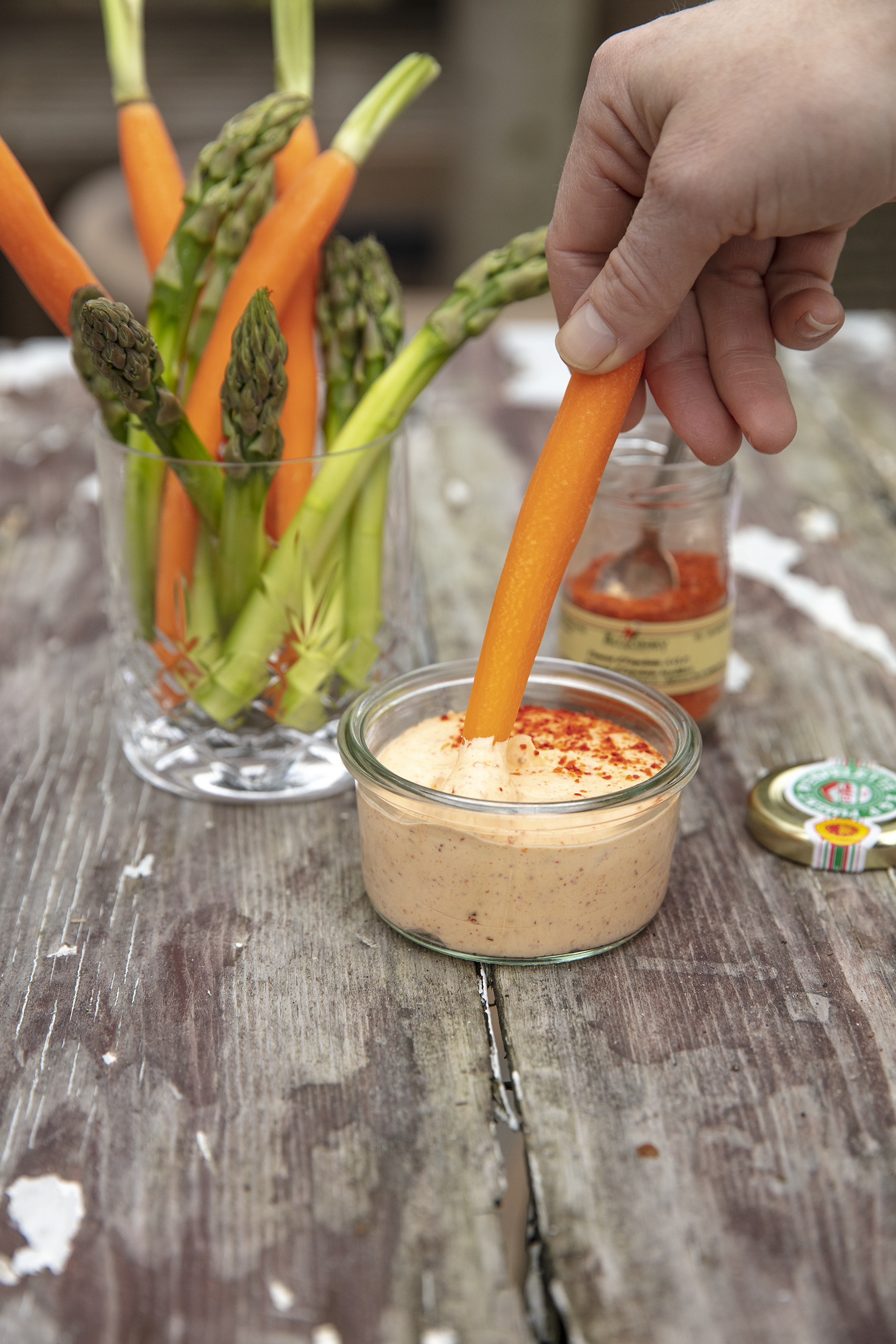 Hummus med Piment d'Espelette