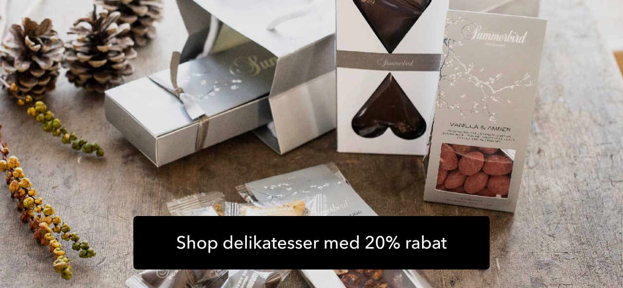 Shop delikatesser med 20% rabat