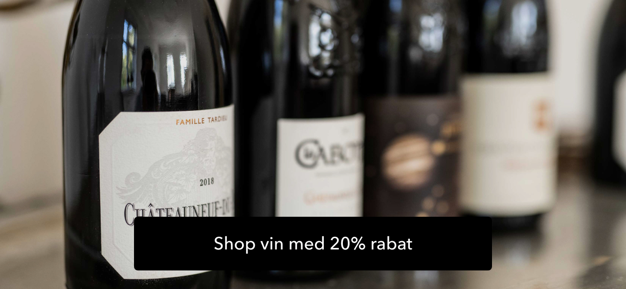 Shop vin med 20% rabat