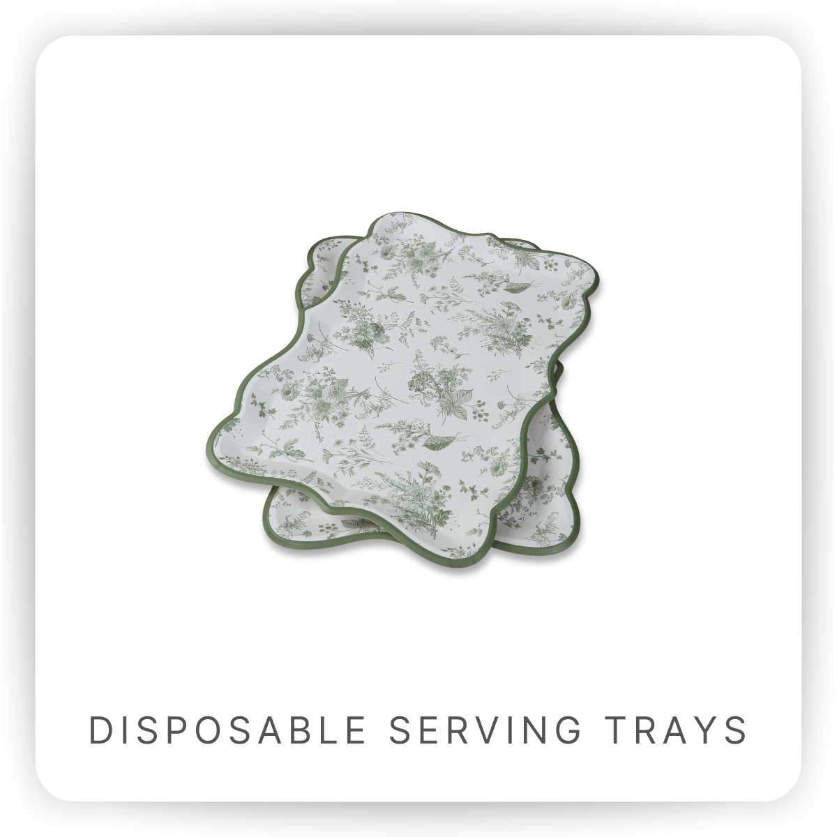 Disposable Serving Trays