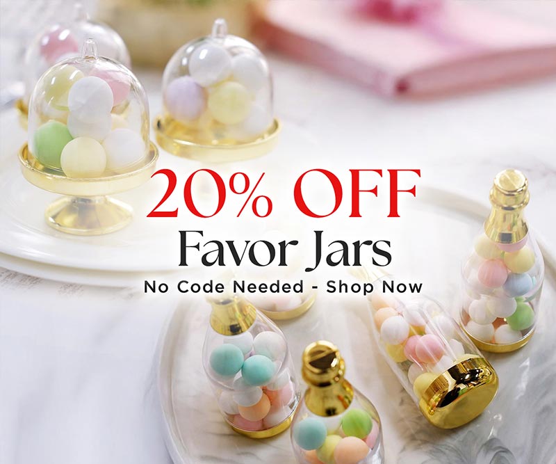 20% Off Favor Jars