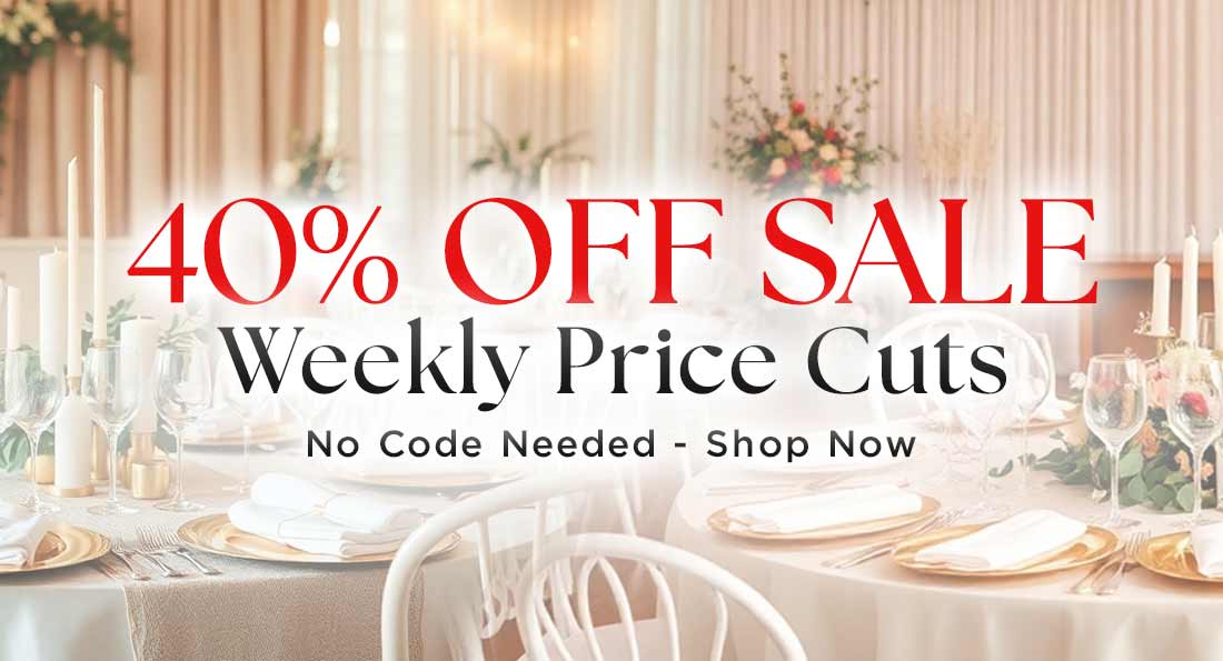 40% Off Sale Weekly Price Cuts