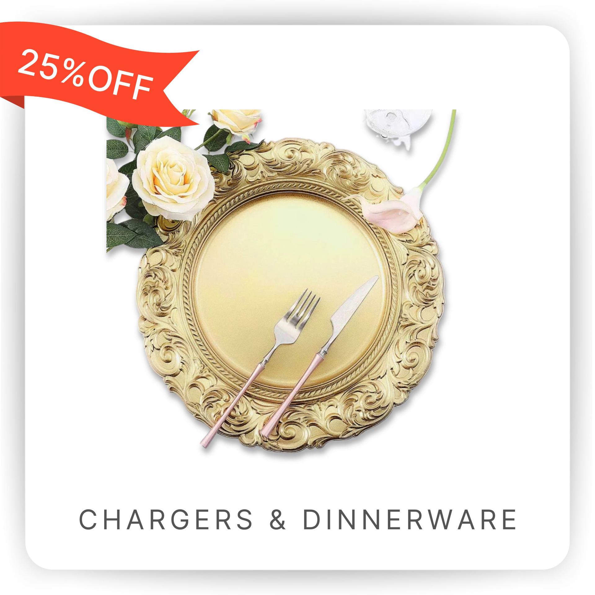 Chargers & Dinnerware