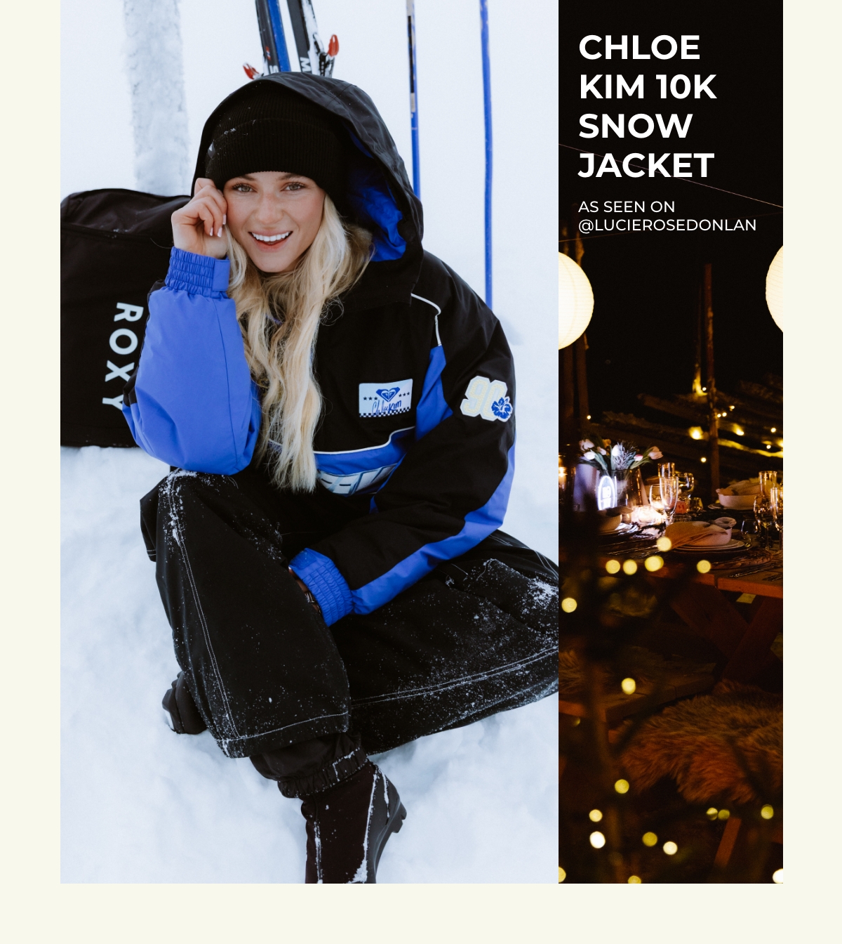 Roxy Snow Chloe Kim
