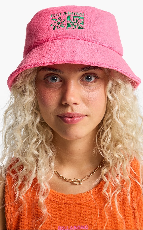 Sunshine Women Pink Bucket Hat