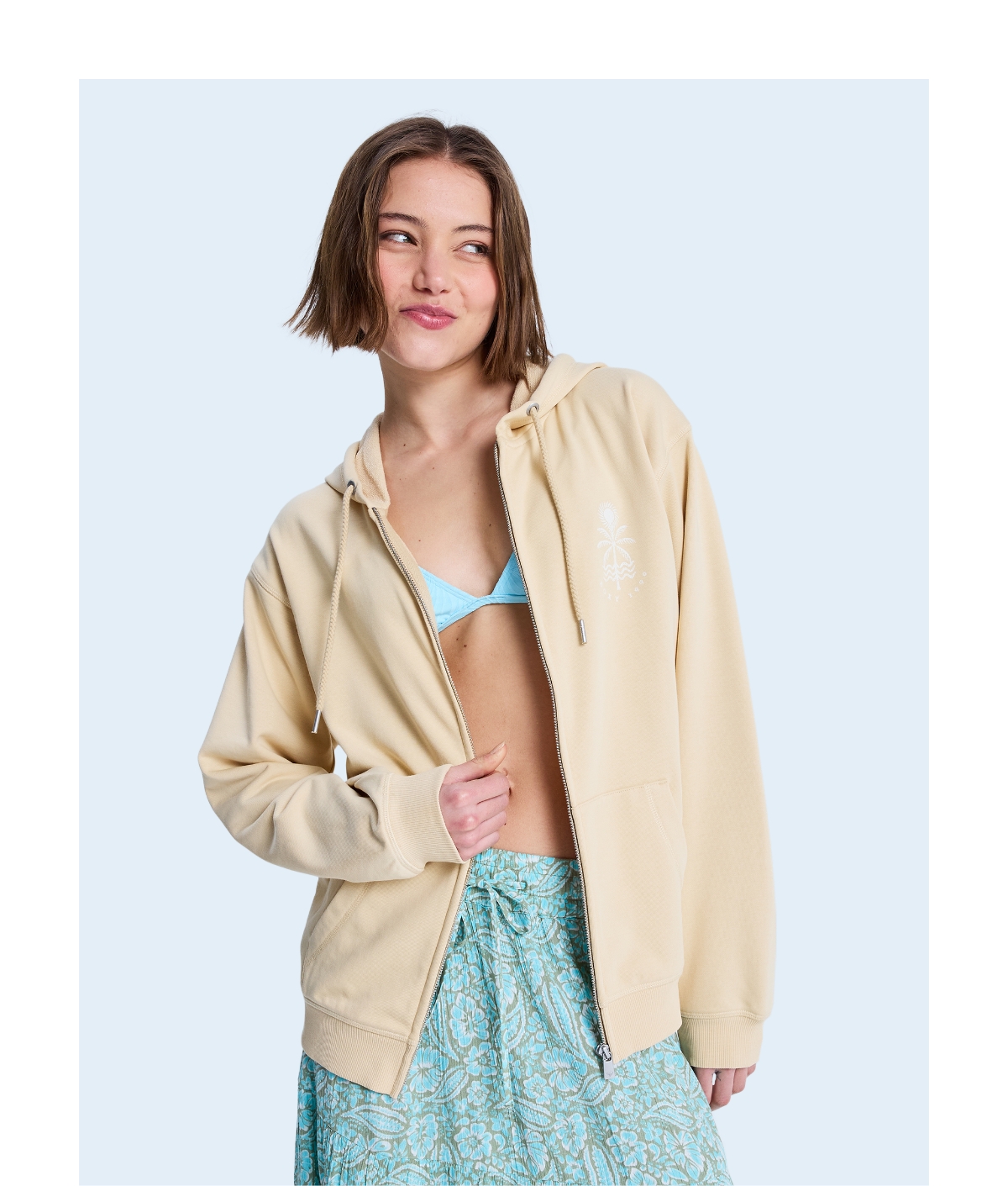 Surf Stoked Zip Terry
