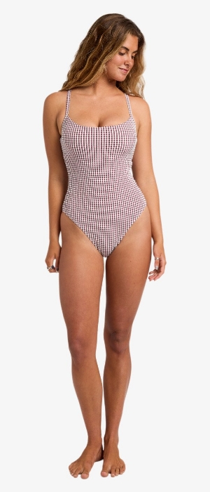Mini Wave Check Mia DD One-Piece