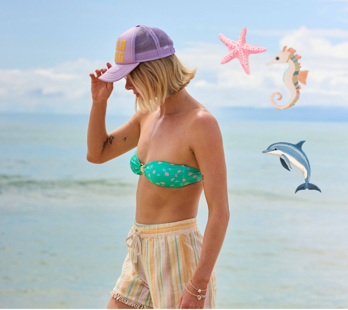 Ship Wrecked Shelly Bandeau