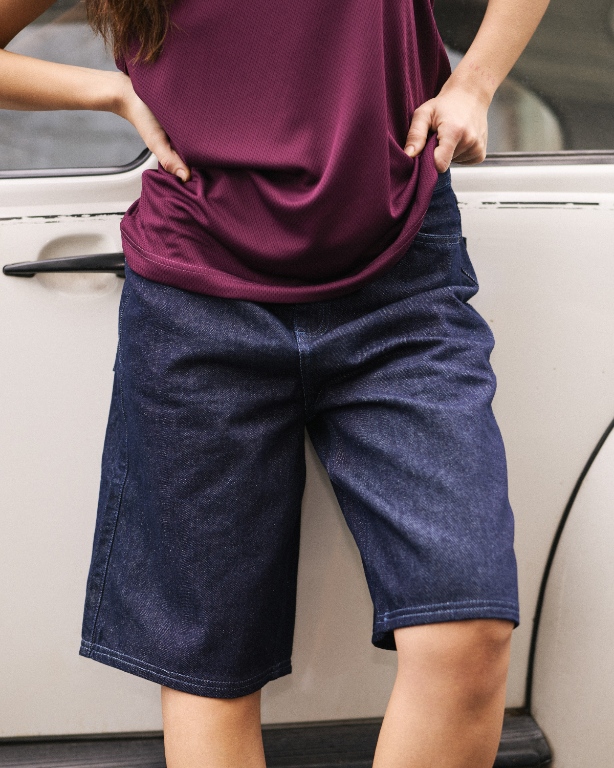 Tya Baggy - Denim Shorts