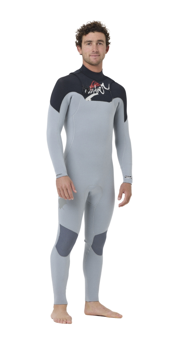 Young Guns 4/3mm - Men Chest Zip Wetsuit