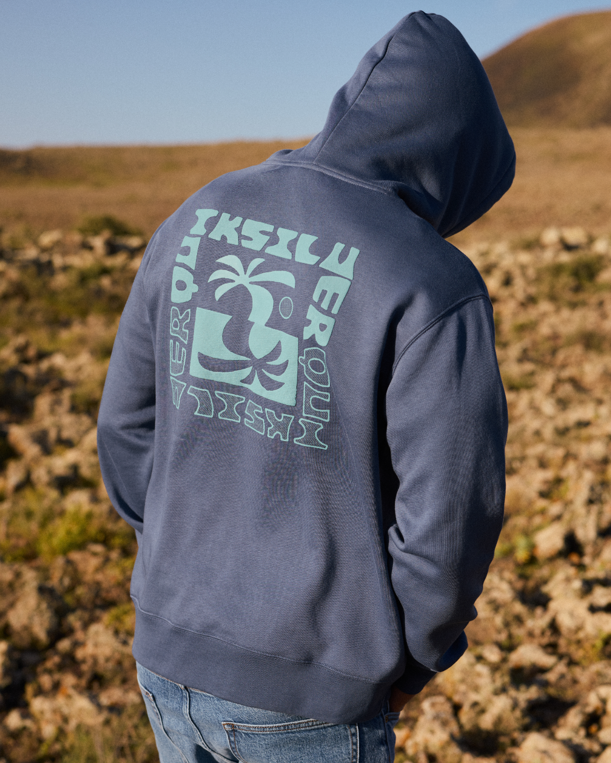 Salt Water Palm Rise - Men Hoodie