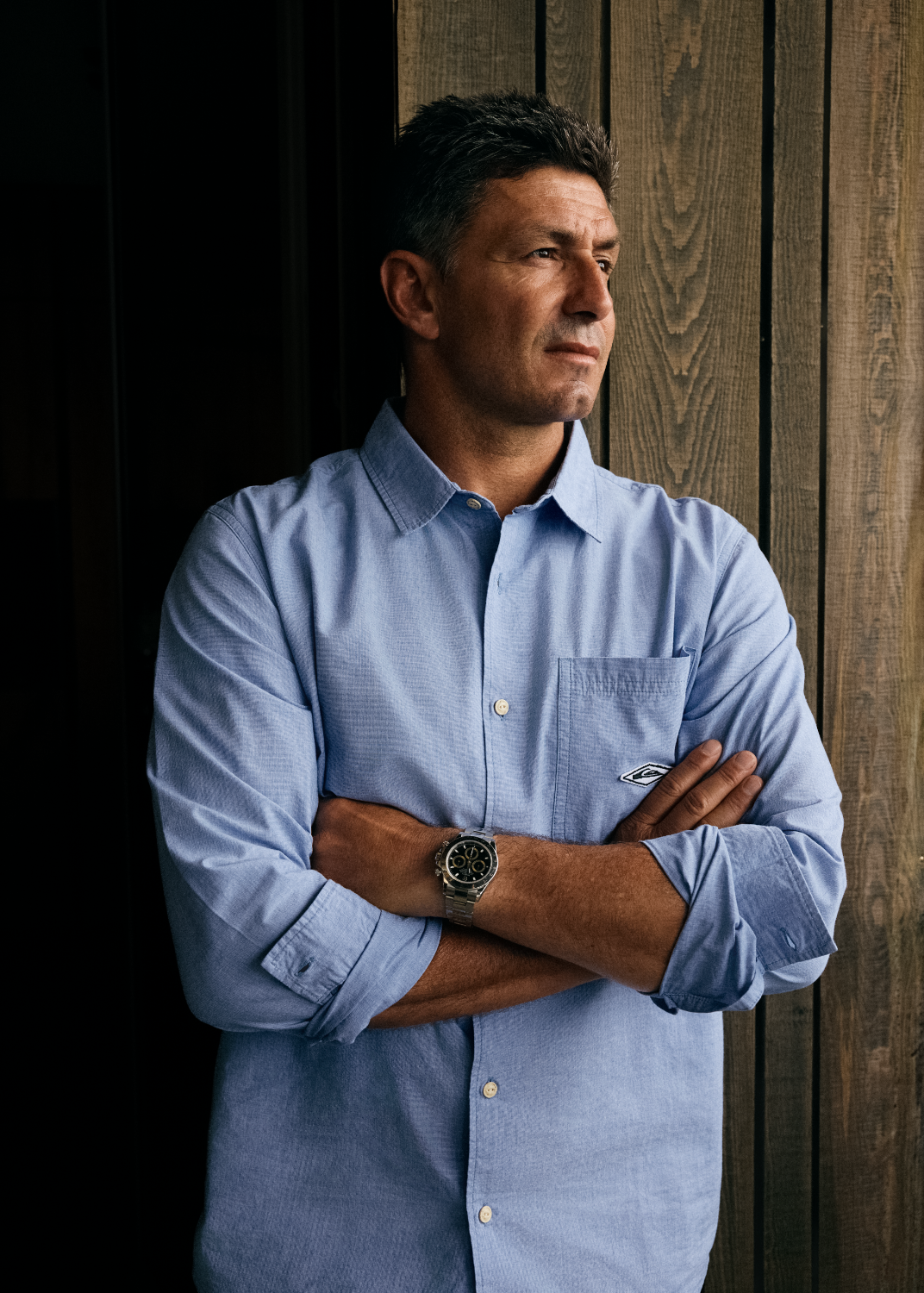 Diamond Chambray - Long Sleeve Shirt