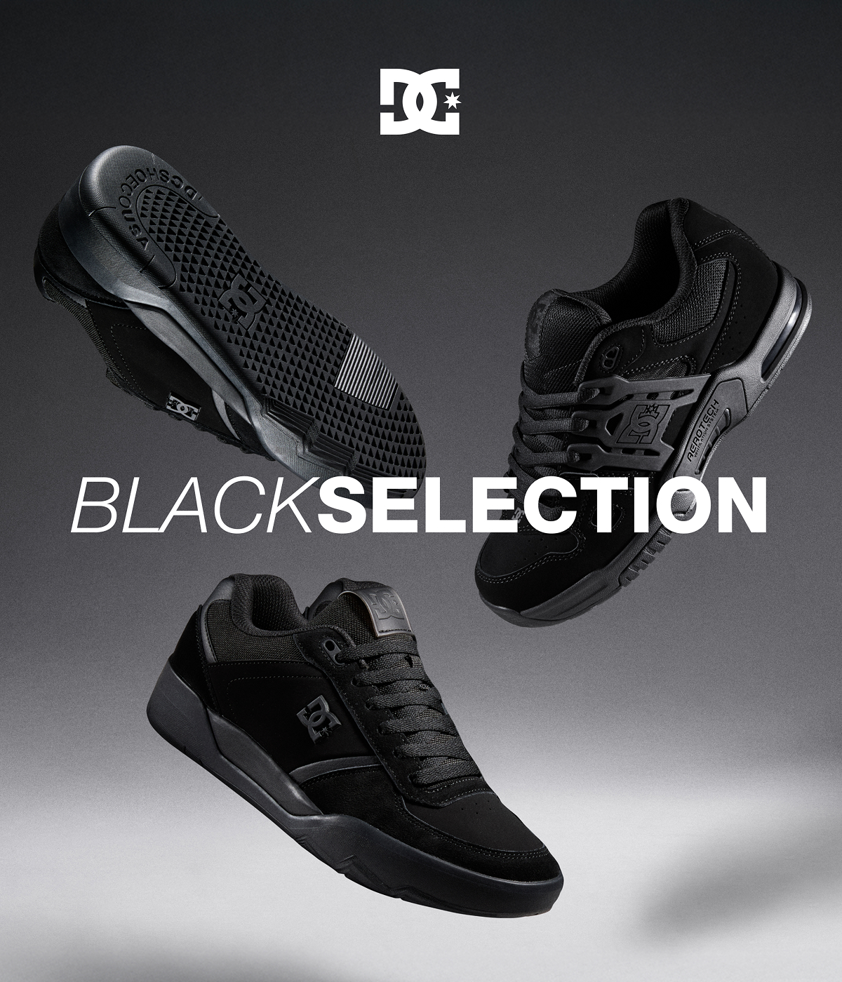 DC BLACK SHOES SELECTION