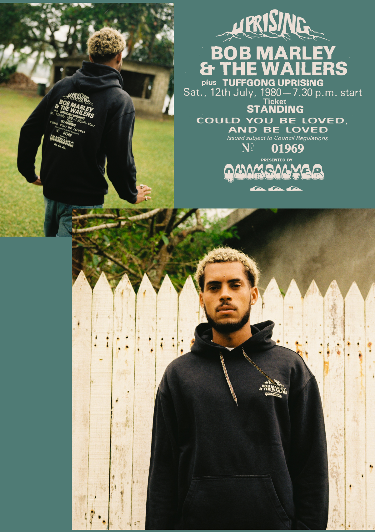Bob Marley Concert - Men Hoodie