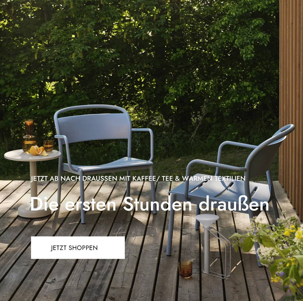 Frühstück im Freien