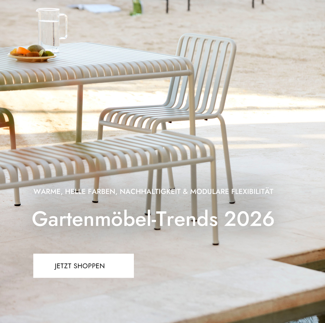 Gartenmöbeltrends