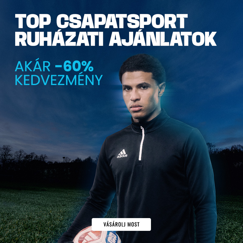 🔥 Csapatsport ruházat kiárusítás: Akár 60% kedvezmény a Nike & adidas termékeire!