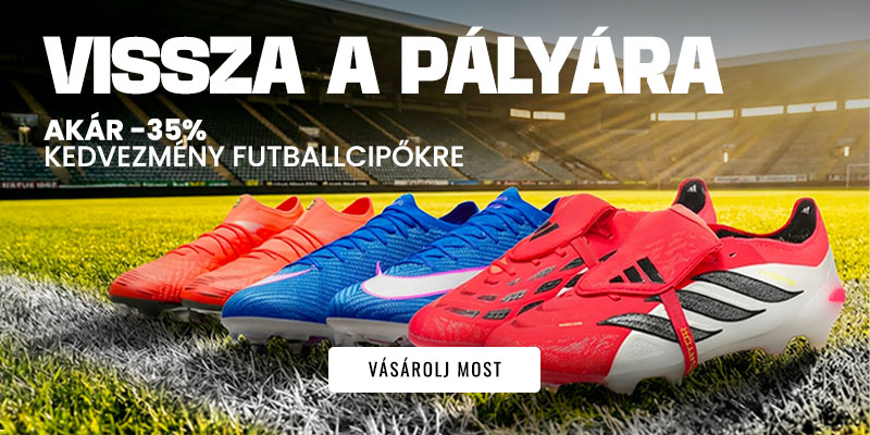 ⚽ VISSZA A PÁLYÁRA – Akár 35% kedvezmény az aktuális futballcipőkön! 🔥