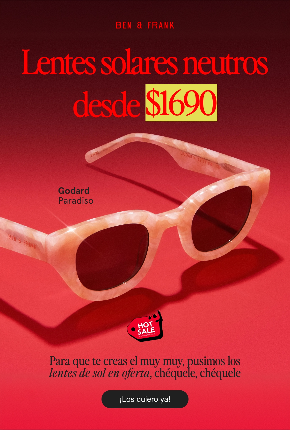 Lentes solares desde $1690