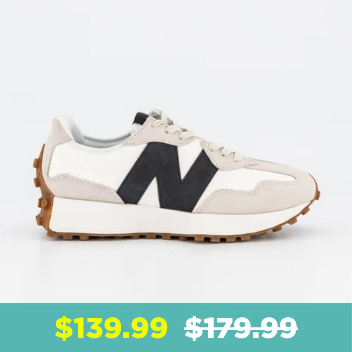 Shop New Balance Womens 327 Sneaker in Moonbeamat Platypus