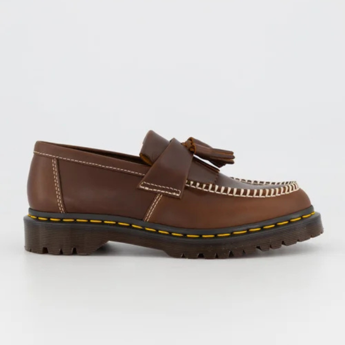 Shop Dr. Martens Adrian Ben Tassel Loafer in Butterscotch at Platypus