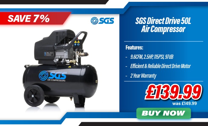 SGS 50 Litre Direct Drive Air Compressor