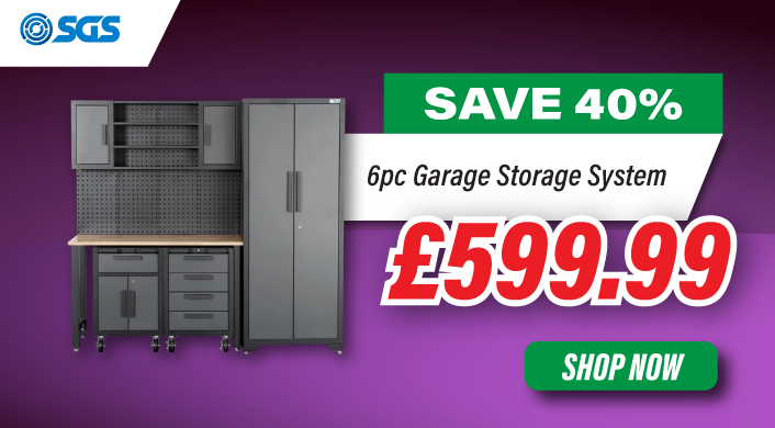 SGS 6pc Garage Storage System