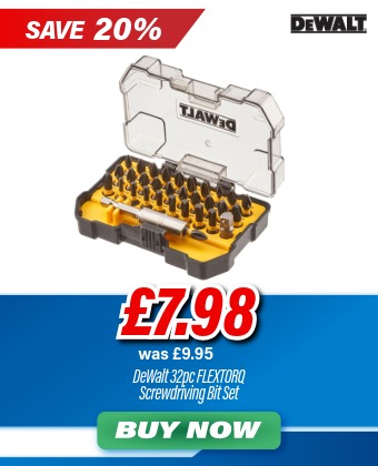 DeWalt 32PC FLEXTORQ Screwdriving Bit Set | DT70560T-QZ