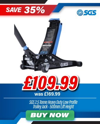 SGS 2.5 Tonne Heavy Duty Low Profile Trolley Jack