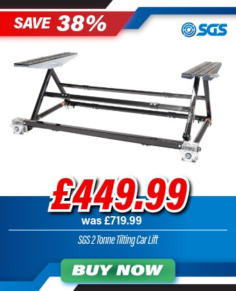 SGS 2 Tonne Tilting Car Lift