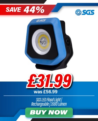 SGS LED Flood Light | Rechargeable | 2000 Lumen
