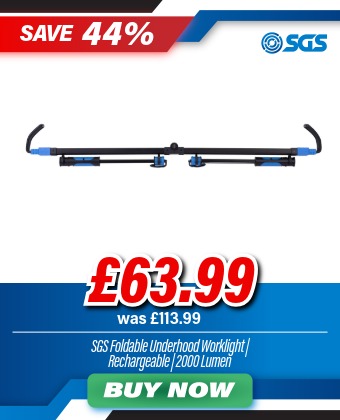 SGS Foldable Underhood Worklight | Rechargeable | 2000 Lumen