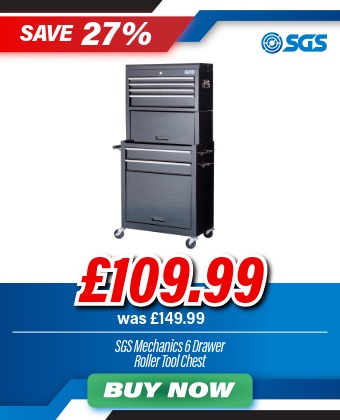 SGS Mechanics 6 Drawer Tool Box Chest & Roller Cabinet